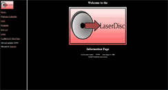 Desktop Screenshot of laserdiscs.discdude.net